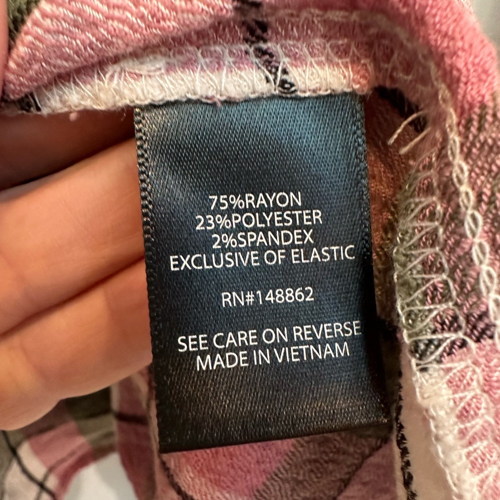 Torrid Plaid Babydoll Crinkle Flannel Gauze Button Up Short Sleeve Plus Size 1X - Picture 10 of 12